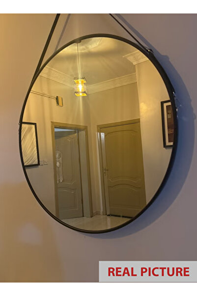Taimi Elegant DesignMirror 70cmVanity Mirror-Black Metal FrameFor Makeup,Dres...