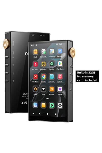 Choice1 مشغل صوت عالي الدقة HiFi بسعة 32 جيجابايت/160 جيجابايت، بدون بطاقة، أ...
