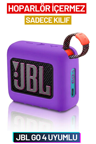 EWEC JBL Go 4 Uyumlu Koruyucu Silikon Kılıf - Darbe Emici, Yıkanabilir, Toz G...