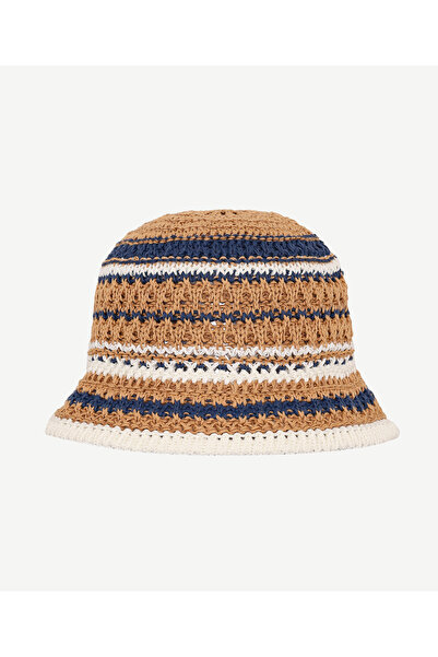 Yargıcı Colorful Striped Cloche Hat
