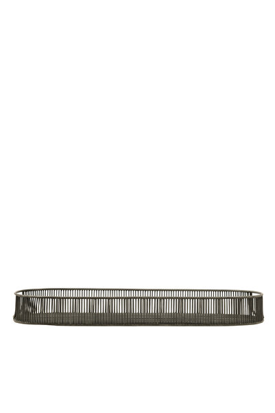 Yargıcı Metal Oval Tepsi(46x20x5 Cm)