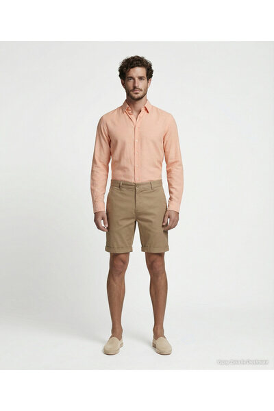 Yargıcı Regular Normal Bel Bermuda/Shorts