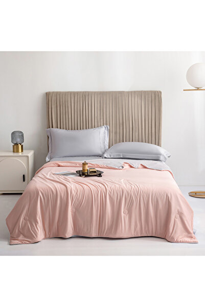 Choice 200x230cm pink Air Condition Comforter for Summer Pure Color Ice Silk ...