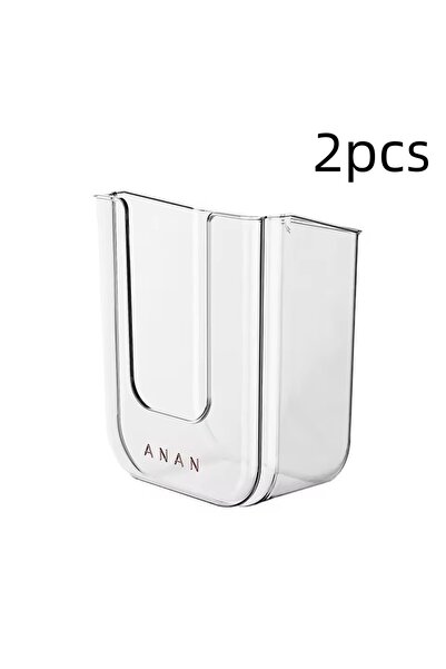 Choice1 2pcs Transparent Wall Mounted Wet Wipes Dispenser Self-Adhesive Holde...