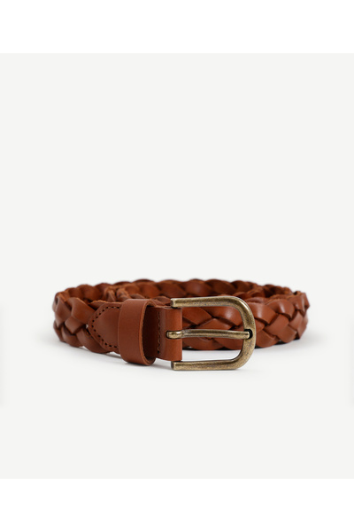 Yargıcı Knitted Leather Belt