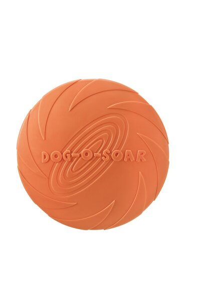 Choice17 M-18CM Orange Interactive Silicone Flying Saucer Toy for Dogs And Ca...