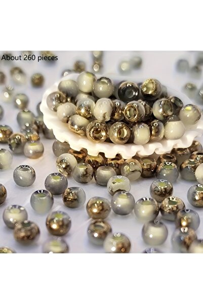 Choice10 4mm 13 DIY Handmade Jewelry Materials with Round Beads, Colorful Bea...