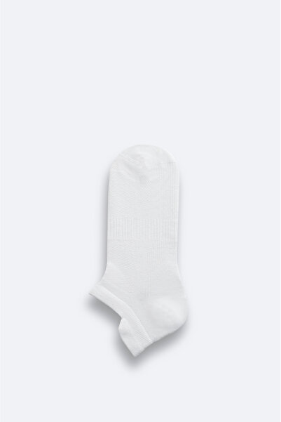 Avva Men's White Bamboo Booties Socks B008530