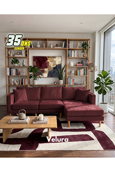 Velura Home & Living Armin Akıllı Köşe Koltuk Takımı & Modern Modüler Yataklı...