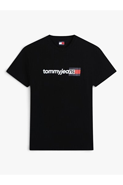 Tommy Hilfiger BLACK LOGO MEN'S T-SHIRT