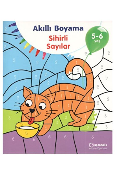 Uçanbalık Yayıncılık اللوحة الذكية للأرقام السحرية لعمر 5 و6 سنوات