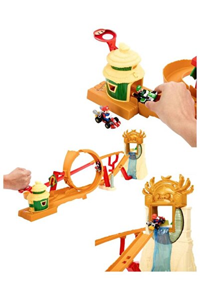 HOT WHEELS Super Mario Bros. Filmi Mario Kart Kong Ormanı Yarış Pisti HMK49