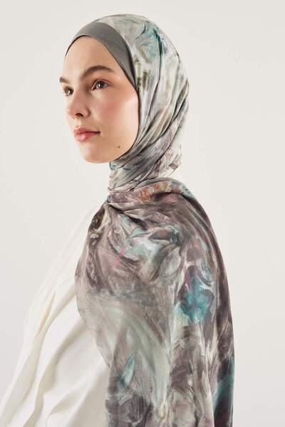 DeFacto Fresh Scarfs X Monet Floral Viscose Shawl I1755Ax26Sm