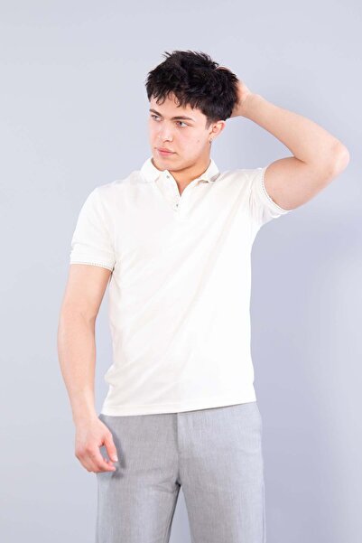 Mckanzie 4668 modal t-shirt with collar and cuff accents