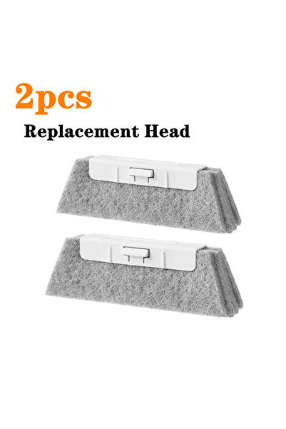 Choice 2pcs-Replace head Window Cleaning Brush Windowsill Groove Deadend Cabi...