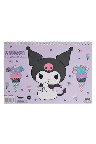 BAMI NETWORK Bloc desen cu spirala Kuromi B5 30 file unisex