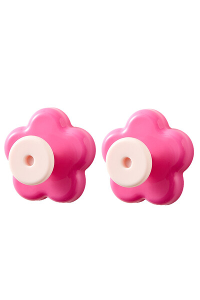 Choice Rose Red Suction Cup Hook, No Punching Hole, Hanging Clothes Hook Behi...