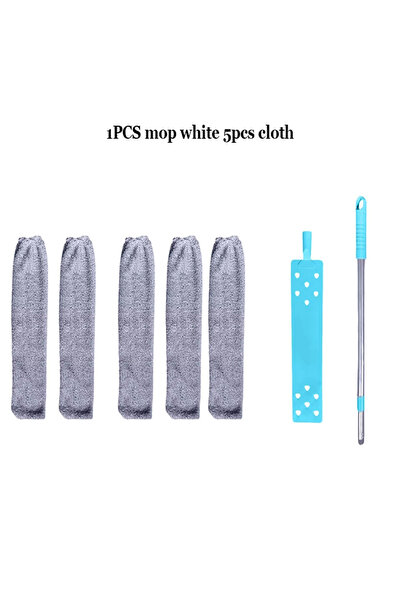 Choice12 mop 5pcs cloth UNTIOR Long Handle Dust Mops Floor Ceiling Cleaning M...