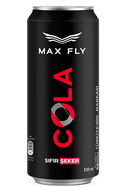 MAX FLY Sıfır Şeker Kola 330 ml 24 Adet