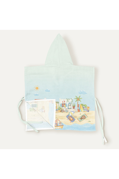 Casadora Baby Playa 100% Organic Cotton Muslin Poncho 0-2 Years