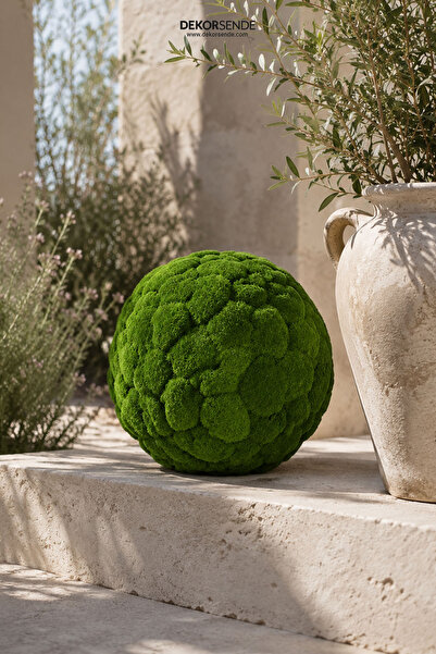 Dekorsende Artificial Grass Moss Ball 40 cm