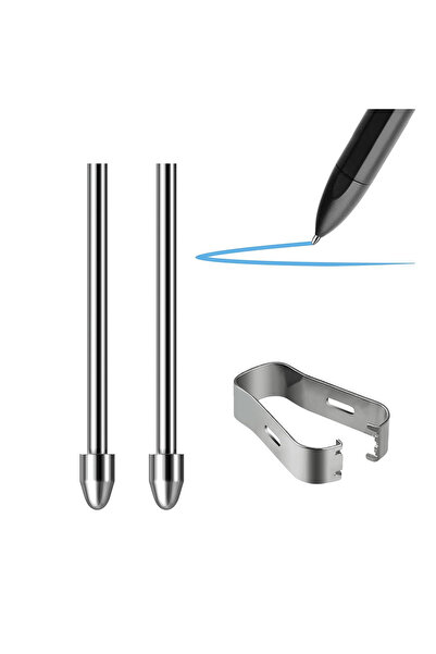 Choice3 Dark Grey Metal Tips for S Pen Refill – Compatible with Tab S6 Lite /...