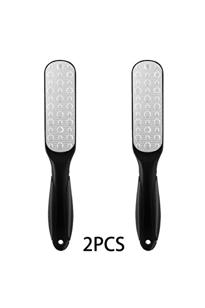 Choice1 2PCS Black High-Quality 304 Stainless Steel Foot File Double Sided Ca...