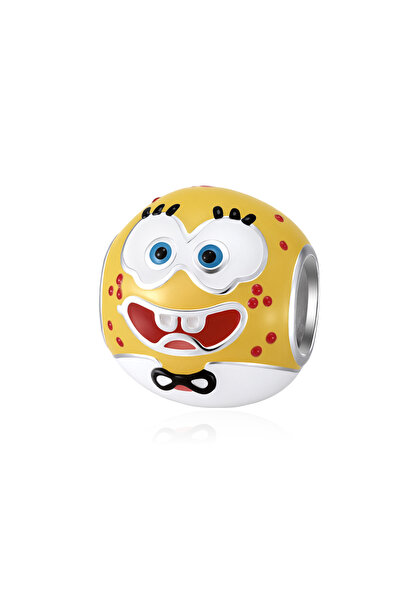Choice14 B2824zhu SpongeBob Square Patrick Star 925 Sterling Silver Charm Bea...