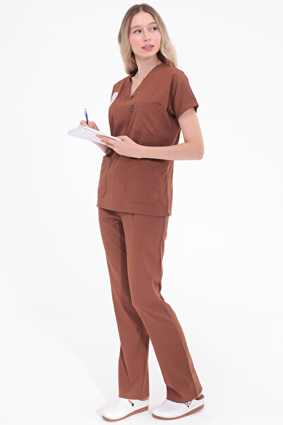 Çatı Medikal Spaniard - Other Healthcare Professionals Jersey Lycra Scrubs (W...