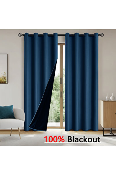 Choice غطاء علوي بحلقة معدنية عرض 132 سم × ارتفاع 213 سم، قطعة واحدة باللون ا...