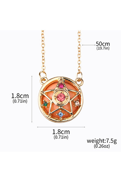Choice4 N01081-05 5PCS/SET Anime Cute Moon Tsukino Usagi Necklace for Women G...