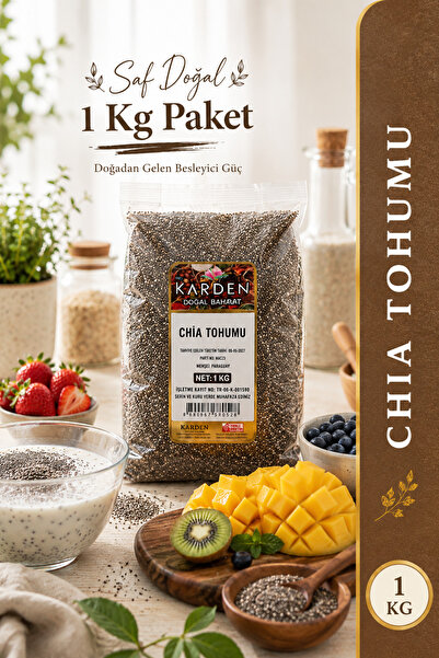 Karden CHİA TOHUMU LÜX 1 KG