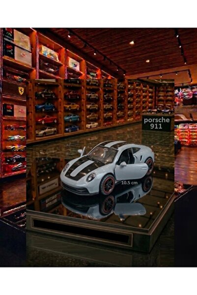 OYUNCAKSAHİLİ Porsche 911 Gt3 Sport Tarzı Metal Araba 10.5cm Kapıları Açılır ...