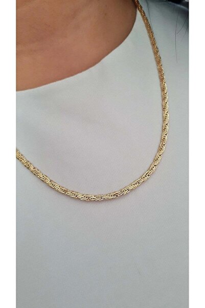 CM 14K Altın Renk Kuyumcu Model Zincir Kolye 50