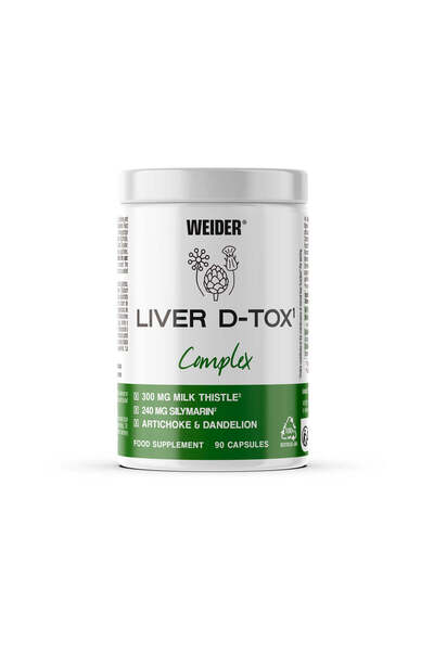Weider Liver Detox B6 Complex (Milk thistle+Artichoke+Dandelion) – 90 caps