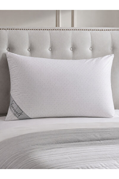 homewell Gri %100 Saf Bambu Yastık 50x70 cm Hipoalerjenik Ekstra Kılıflı