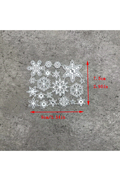 Choice 9X7.5CM Silver Snowflake Metal Cutting Mold Suitable for DIY Scrapbook...