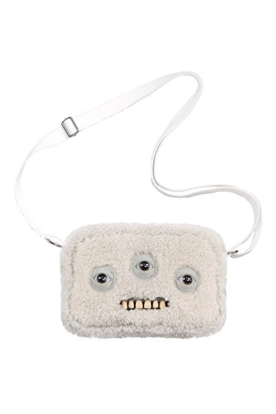 Choice18 Annoyed Alien Grey Fuggler Ugly Tooth Monster Plush Bag Crossbody Ba...