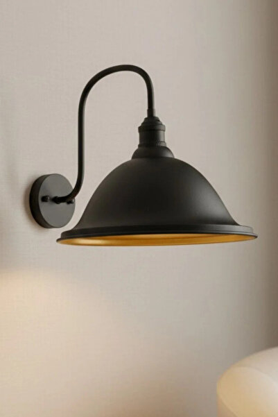 Bamyum Zupra Black Color Sconce Single Wall Lamp Living Room Corridor Restaur...