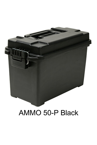 Choice AMMO 50-P Black Plastic Ammo Box Weapons Safe Storage Ammo Can Lightwe...