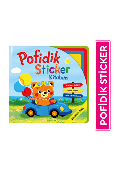 yükselen zeka Pofidik Sticker Kitabım - İlk Yumuşacık Sticker Kitabı