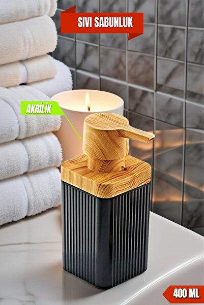 Open Home Concept 1 Piece Acrylic Liquid Soap Dispenser Kitchen Bathroom Soap...
