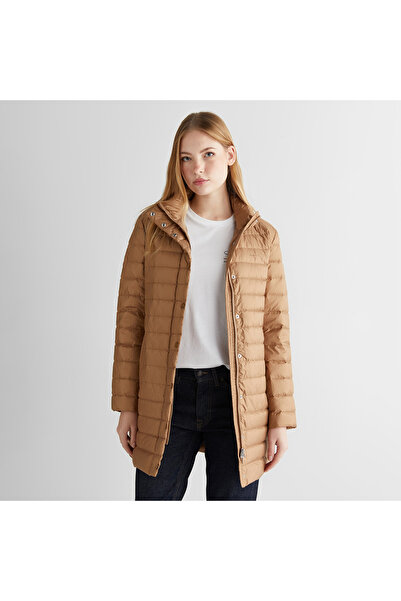 Gant Kadın Bej Regular Fit Fermuarlı Mont