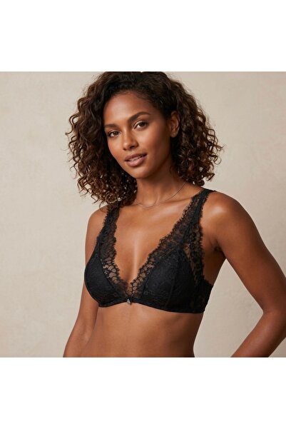 vishne Sora Bralet -Dantel Askılı Balensiz Bralet