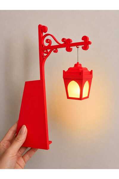 perim3d Kitap Arası Sokak Lambası Dekoru | LED Tealight Mum Dahil | Dekoratif...
