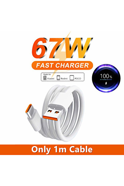 choice2 Only 1m Cable US 67W Ultra Fast Wall Charger For 12 13 14 15 17 Redmi...