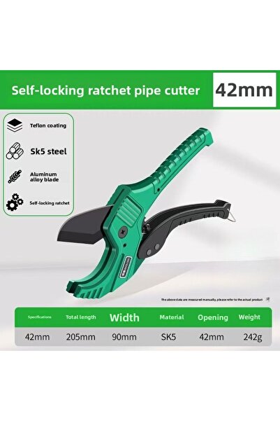 Choice1 42MM Pipe Cutter 32-42MM Pipe Scissors SK5 Material Ratchet PVC/PU/PP...