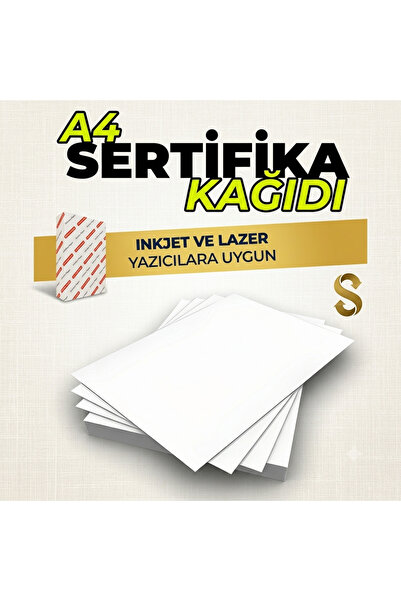SOLVELUX A4 Certificate Paper Thick Cartridge Ink Suitable for All Printers 1...