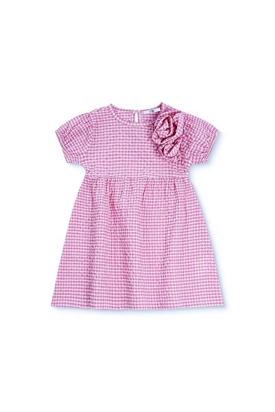 MOTHERCARE Kız Bebek Elbise Bisiklet Yaka Kısa Kol