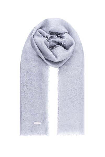 Silk and Cashmere Açık Gri Ralph Saf Kaşmir Şal 70x180 cm